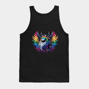 Rainbow Wings Majesty Tank Top